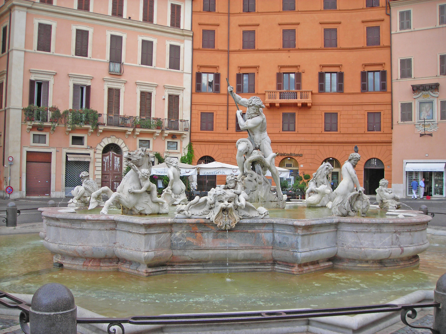 Roma Fontana del Nettuno Piazza Navona Foto Immagini europe, italy, vatican city, s