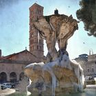 Roma gelata : "La Fontana Dei Tritoni"