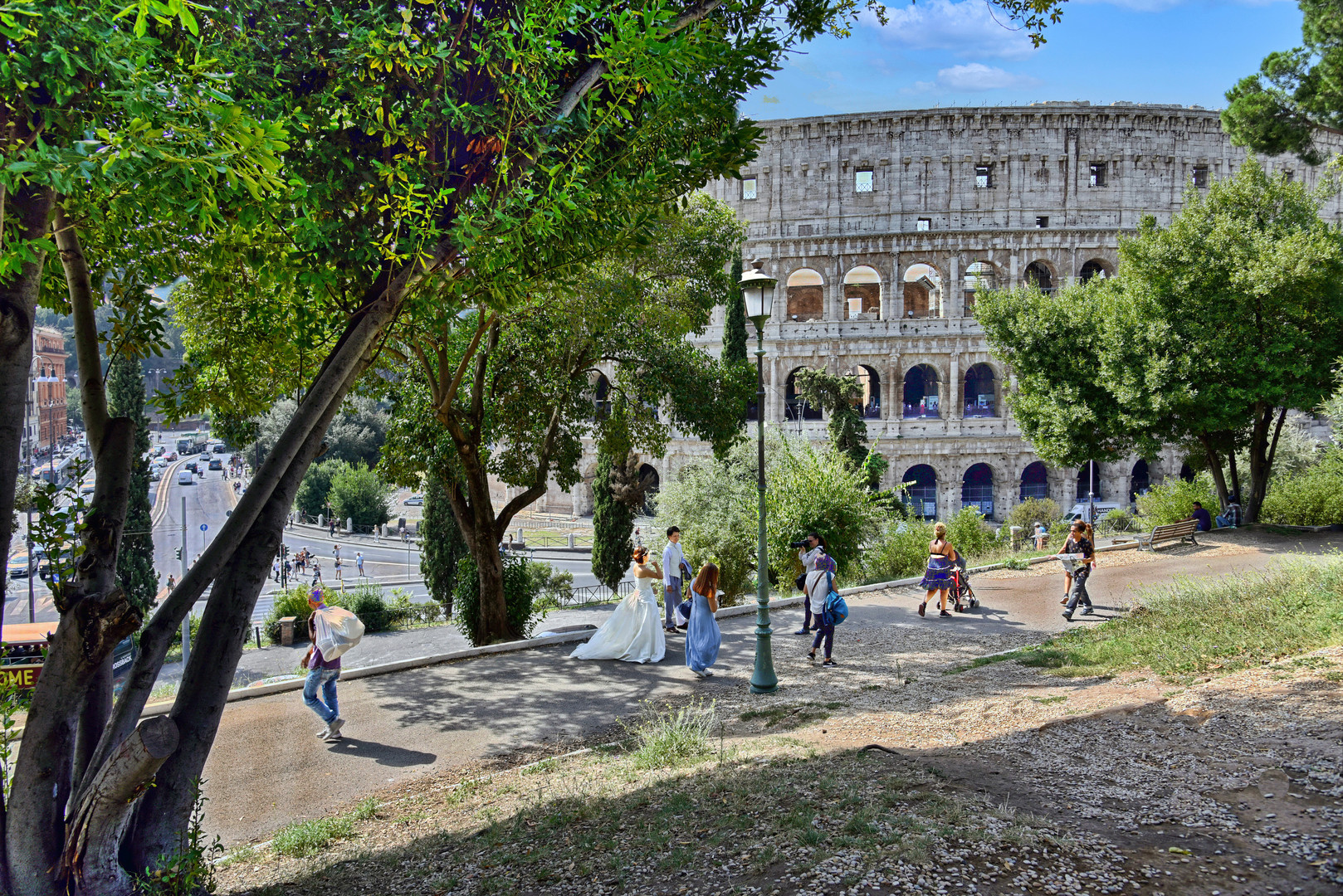 ROMA    - Hochzeit am Kolosseum -