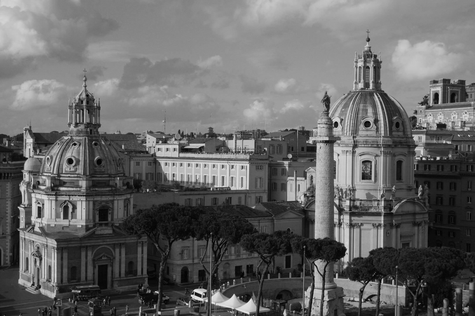 Roma in black and white