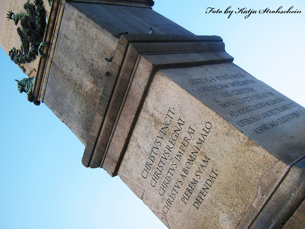 Roma .particolare obelisco s.pietro