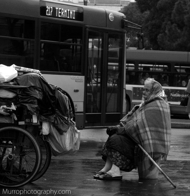 Roma, povertà. 2008