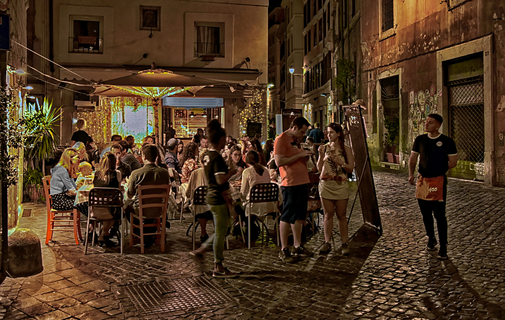 Roma - Samstag Nacht in Trastevere -