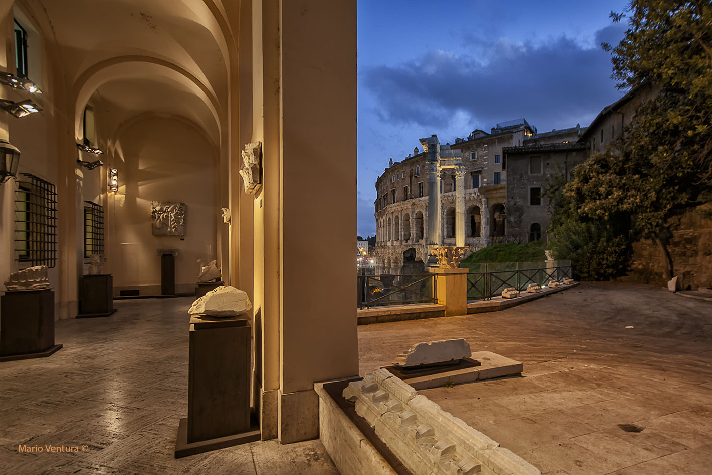 Roma, scorcio al crepuscolo