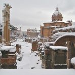 Roma sotto la neve!