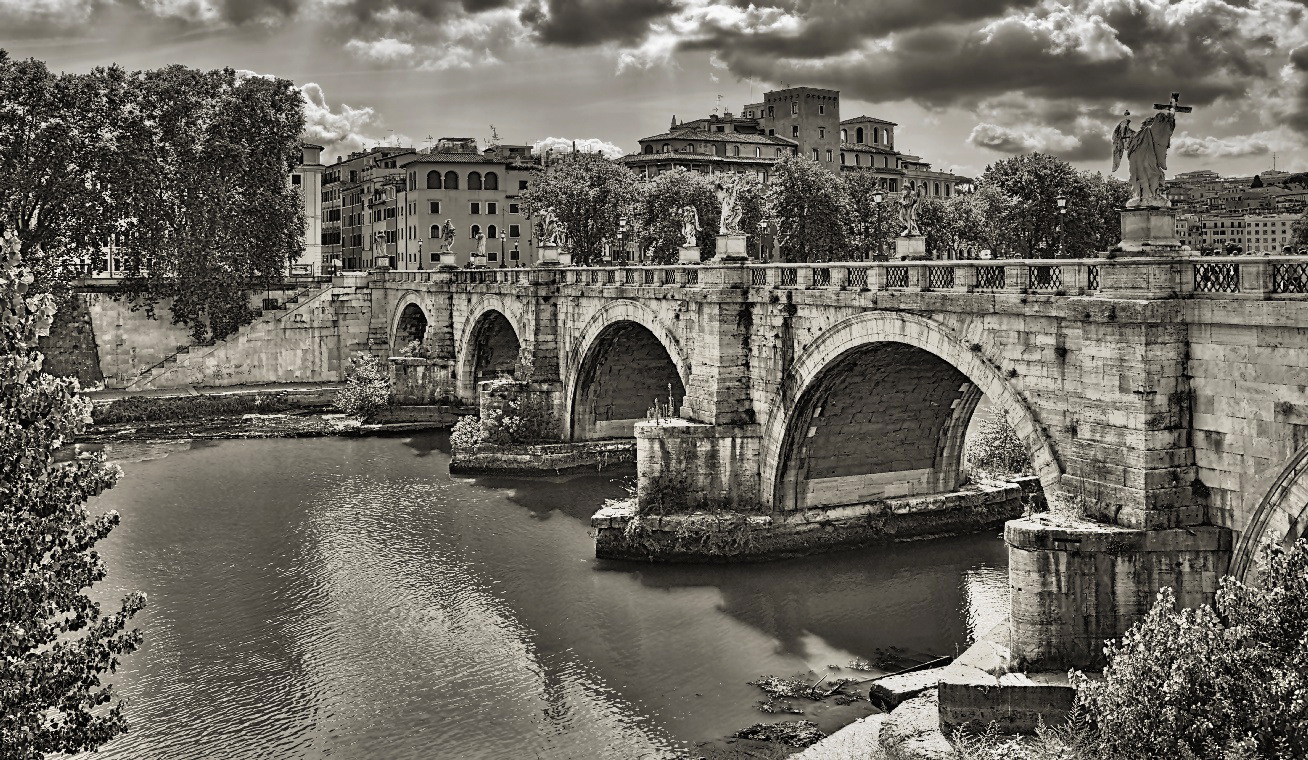 ROMA   - Spaziergang am Tiber -