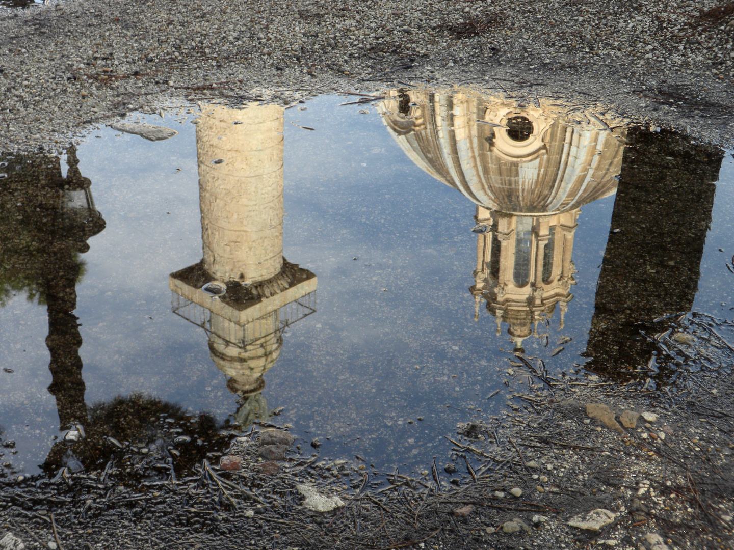 Roma ... "sull'acqua"...: Colonna Traiana - Rome ... "on the water" ..: Colonna Traiana