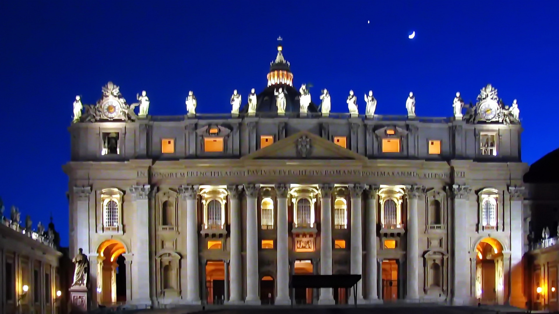 Roma: Vatican blaue Stunde