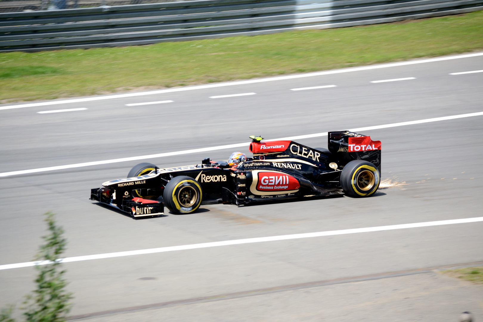 Romain Grosjean Qualifying Nürburgring 2013