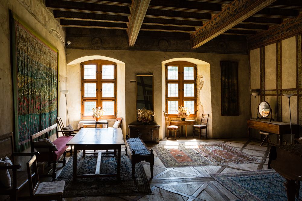 Romainmôtier: Saal im Haus des Priors 1