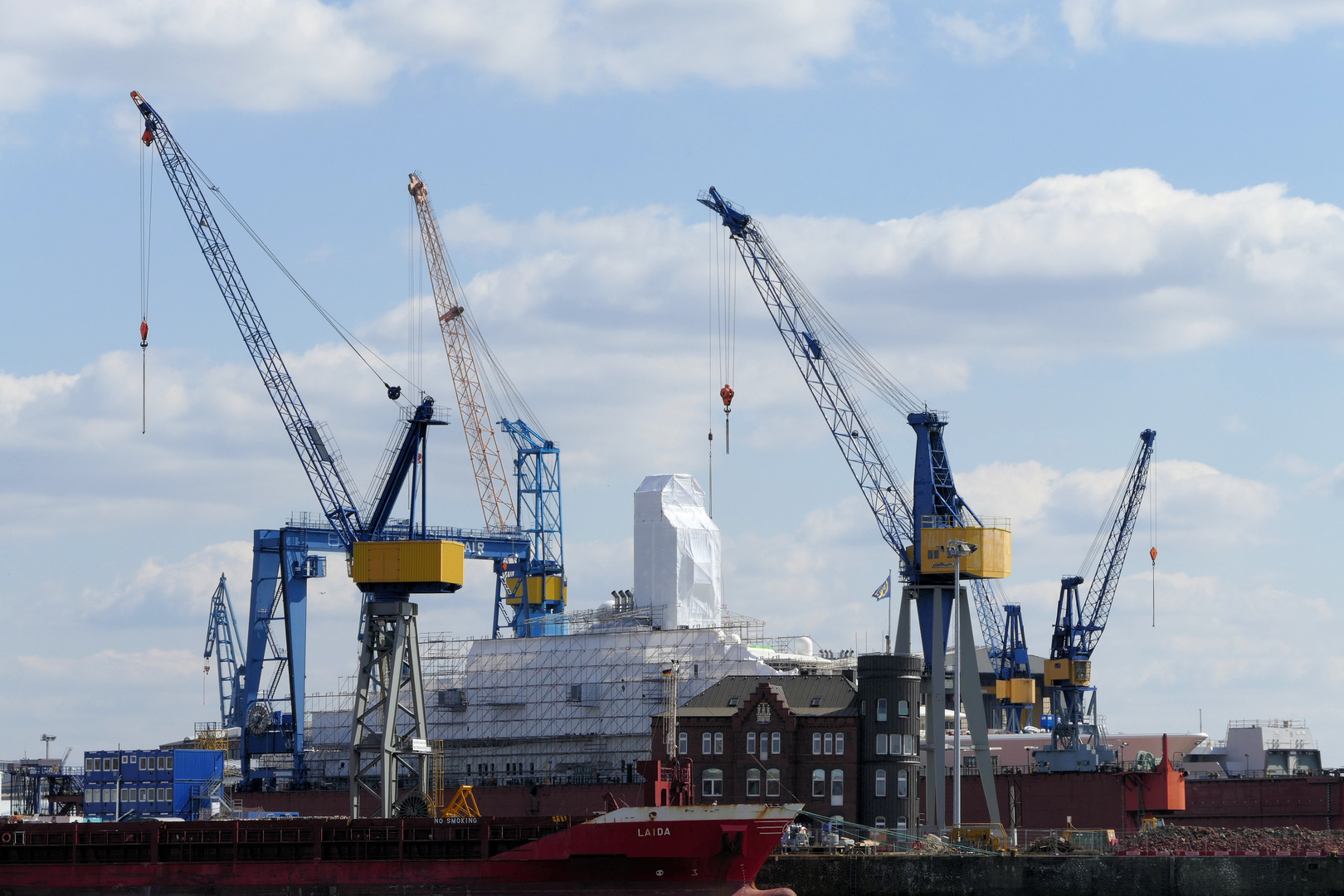 Roman Abramovic Yacht "Eclipse" bei Blohm & Voss