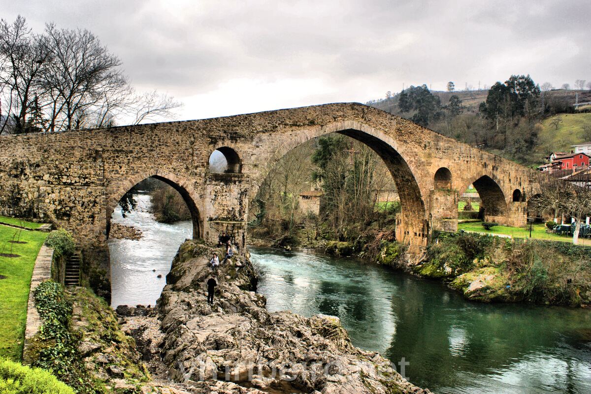 Roman Bridge in Cangas de Onis