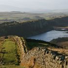 Roman Wall approaching crag lough 2