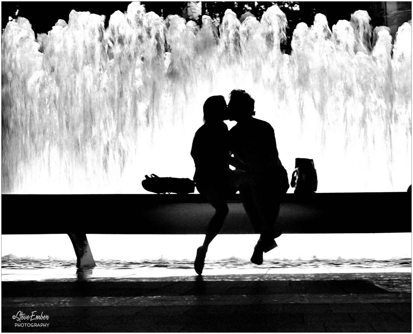 Romance by a Fountain - A New York Moment