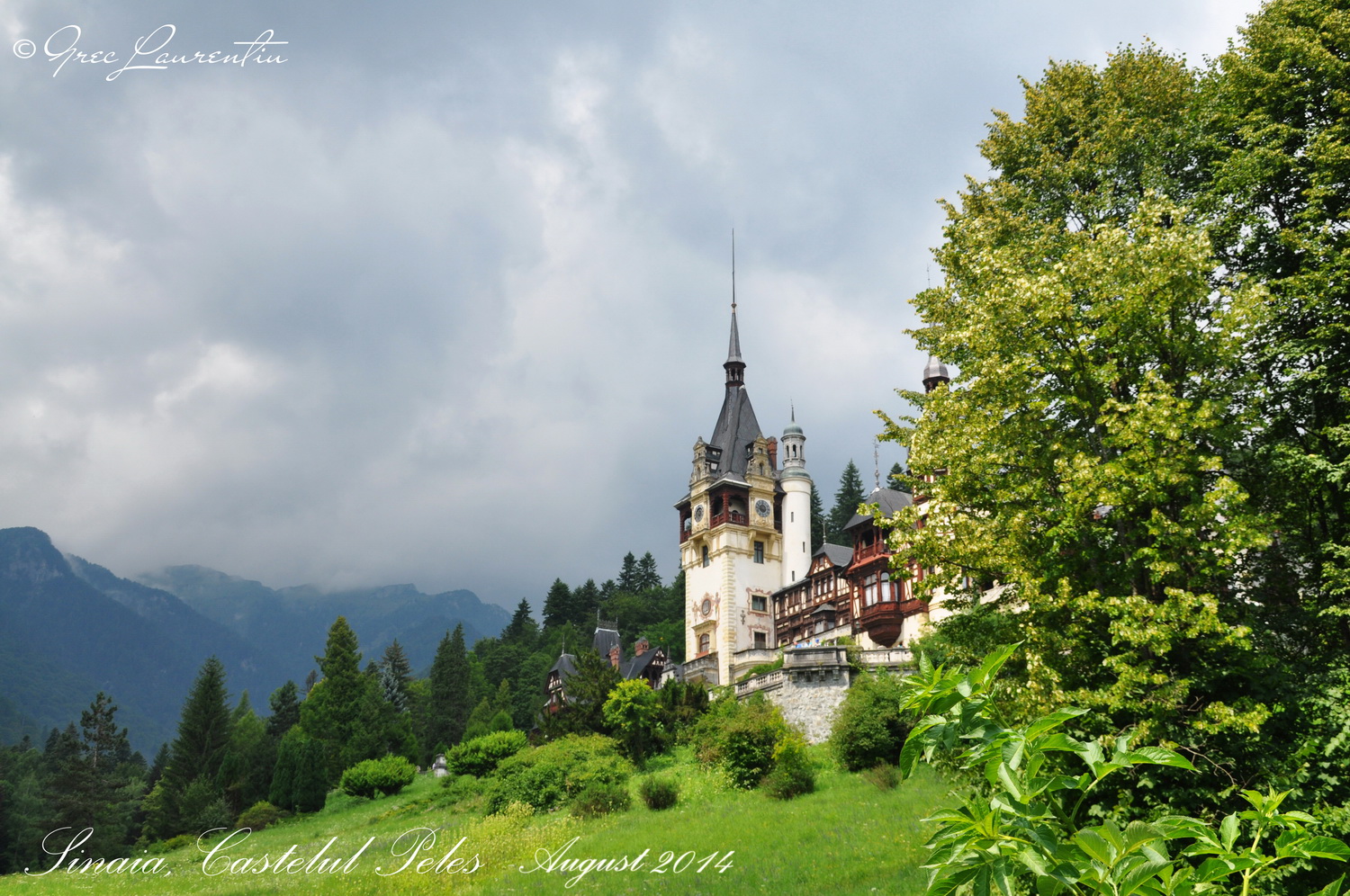 ROMANIA Sinaia, Castelul Peles; - Peles Castle - August 2014