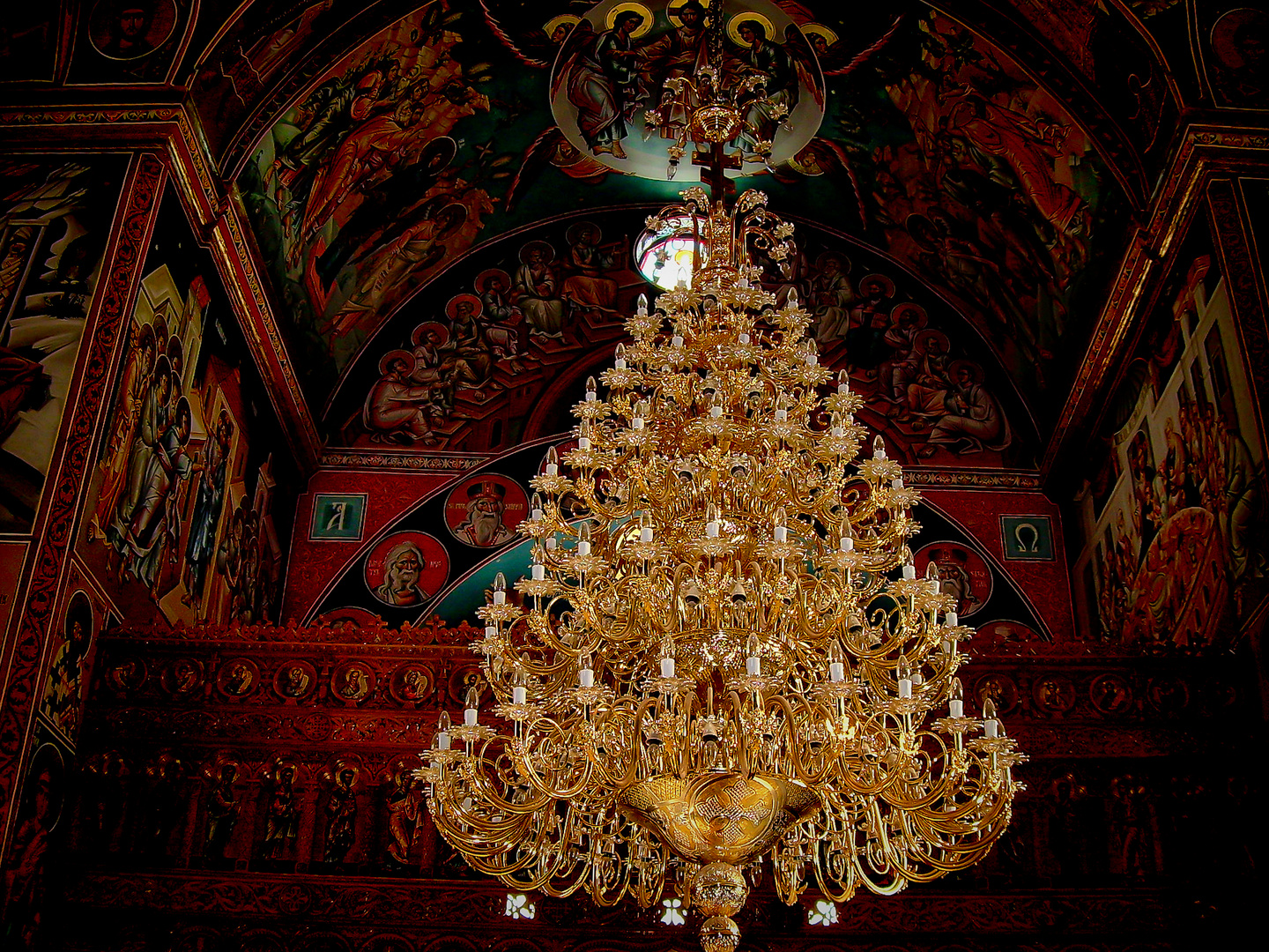 Romanian church interior