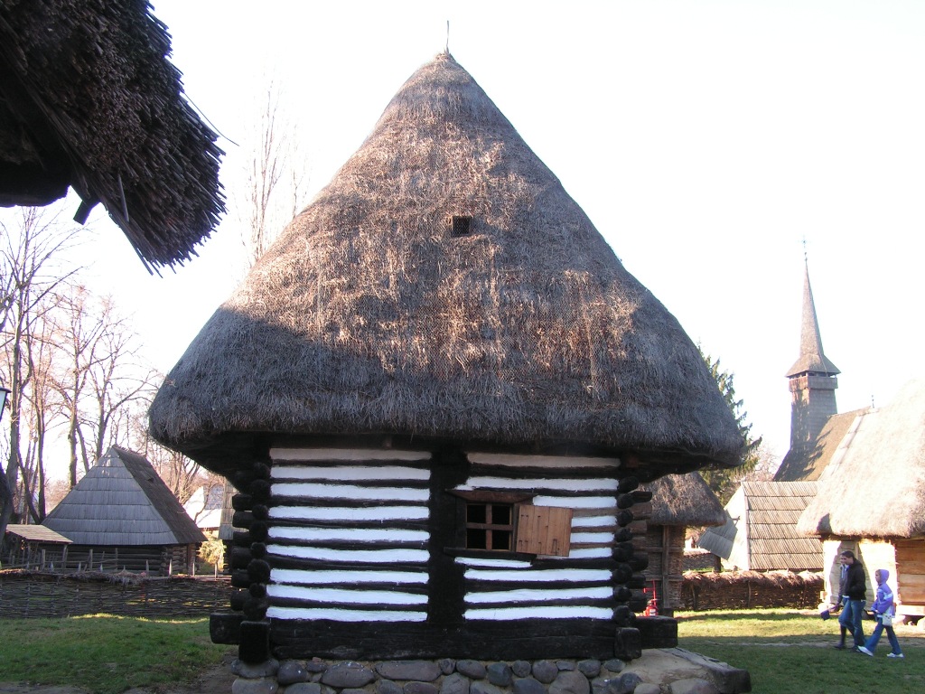 Romanian house - 2007 Village Museum from Bucharest Romania Europe