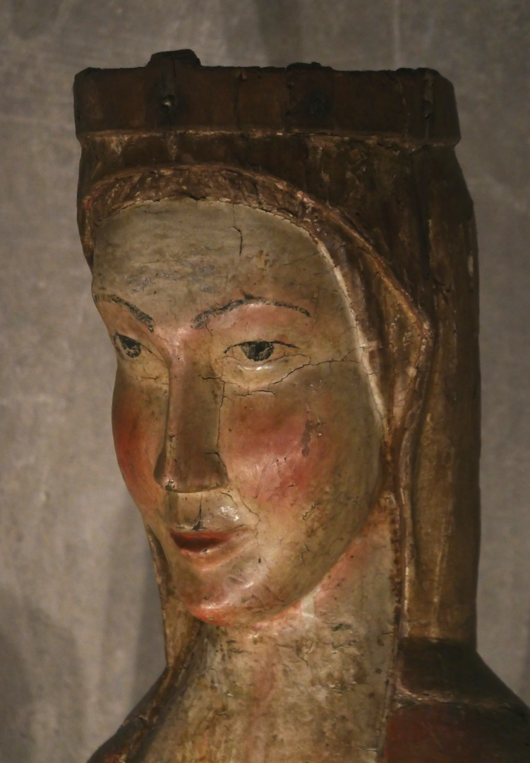 Romanische Madonna (Detail)