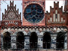 Romanische und Gotische Details an dem Dom St. Nikolaus in Stendal