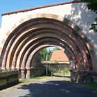 Romanischer Torbogen zum Kloster Altzella bei Nossen in Sachsen