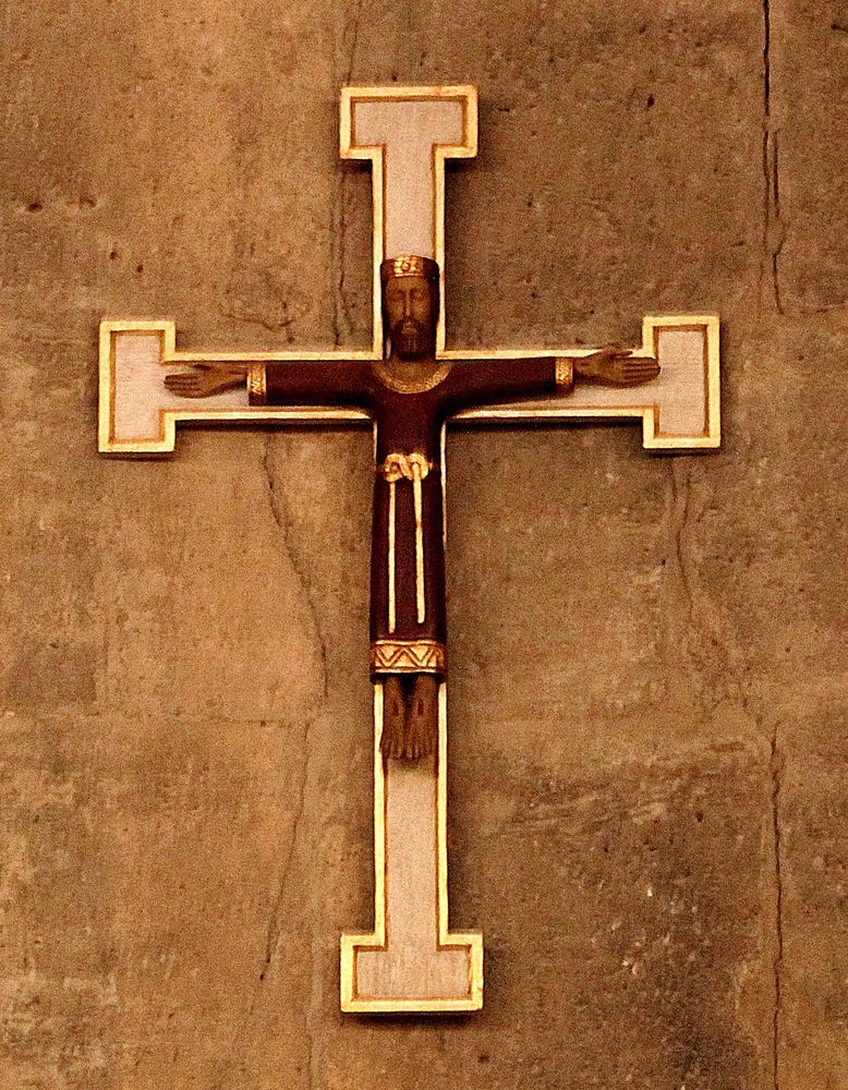 Romanisches Kreuz in Abu Gosh ( Kreuzfahrerkirche Israel)