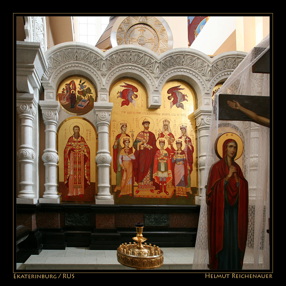 Romanov Iconostasis, 'Church on The Blood', Ekaterinburg / RUS