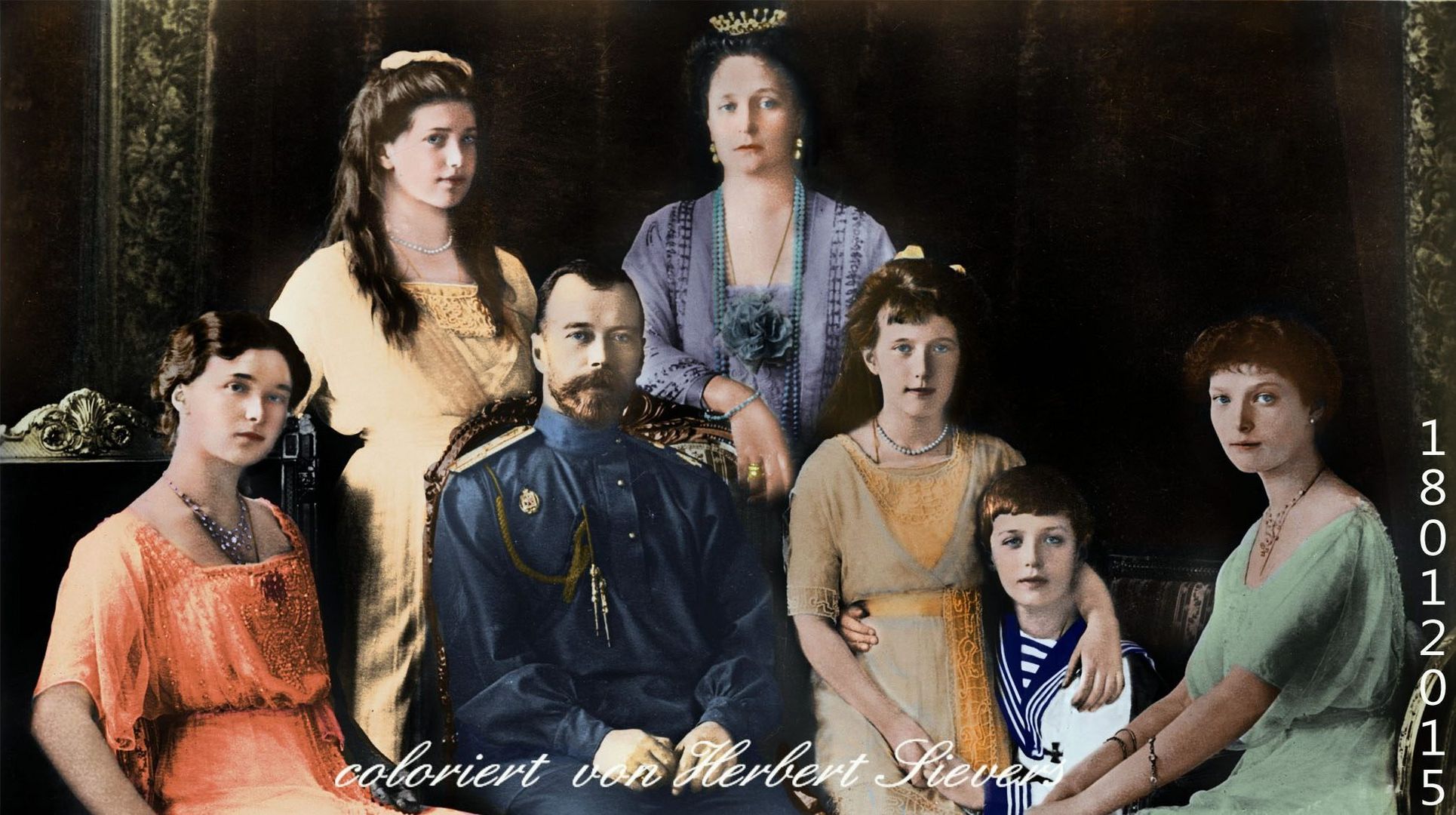 romanovs 1914 coloriert