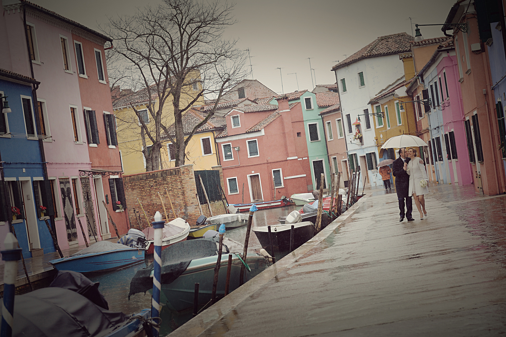 Romantic moment at Burano.