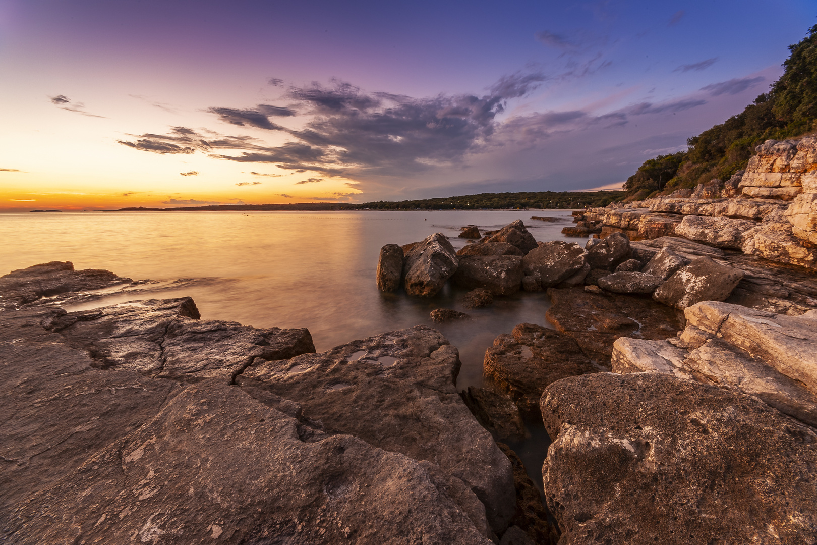 Romantic Sunset in Bale (Croatia)