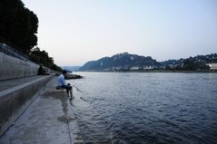 Romantik am Rhein mit der Festung Ehrenbreitstein