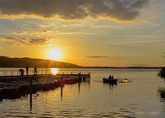 Romantik im Sonnenuntergang