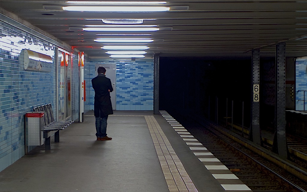 Romantik in der U-Bahn