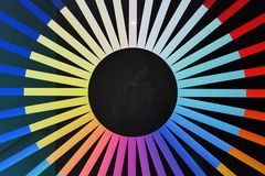 Romantik – Museum: Farbkreis der komplementären Sonnenspektren