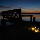 Romantische Abendstimmung am Ammersee