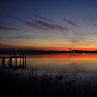 Romantische Abendstimmung am Ammersee