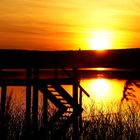 Romantische Abendstimmung am Ammersee