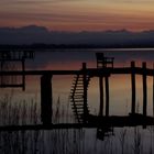 Romantische Abendstimmung am Ammersee