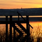 Romantische Abendstimmung am Ammersee