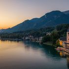 Romantische Abendstimmung am Wolfgangsee