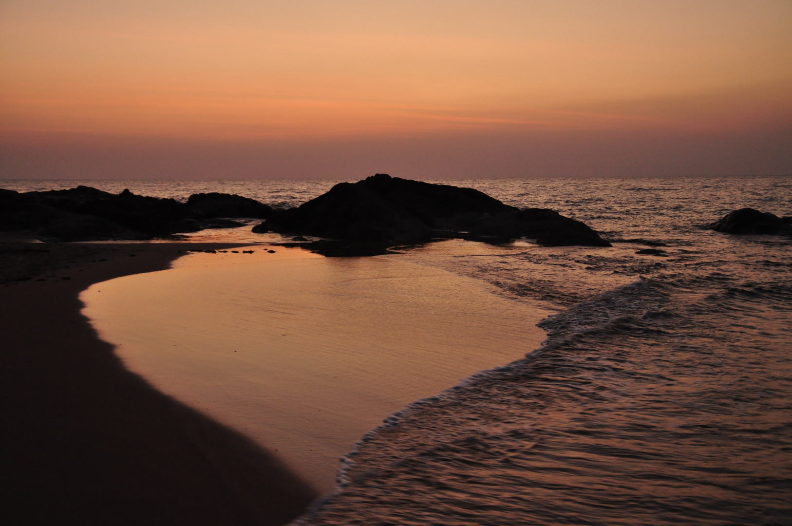 Romantische Abendstimmung Foto Bild Sunset Sonnenuntergang Orange Bilder Auf Fotocommunity
