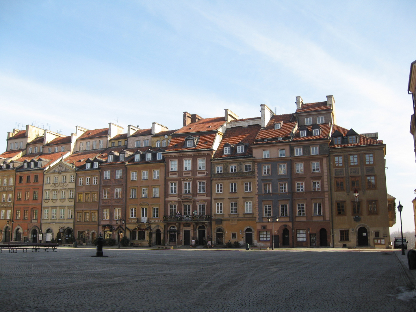 Romantische Altstadt Warschau - am Marktplatz