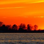 Romantische Bootstour in den Sonnenuntergang