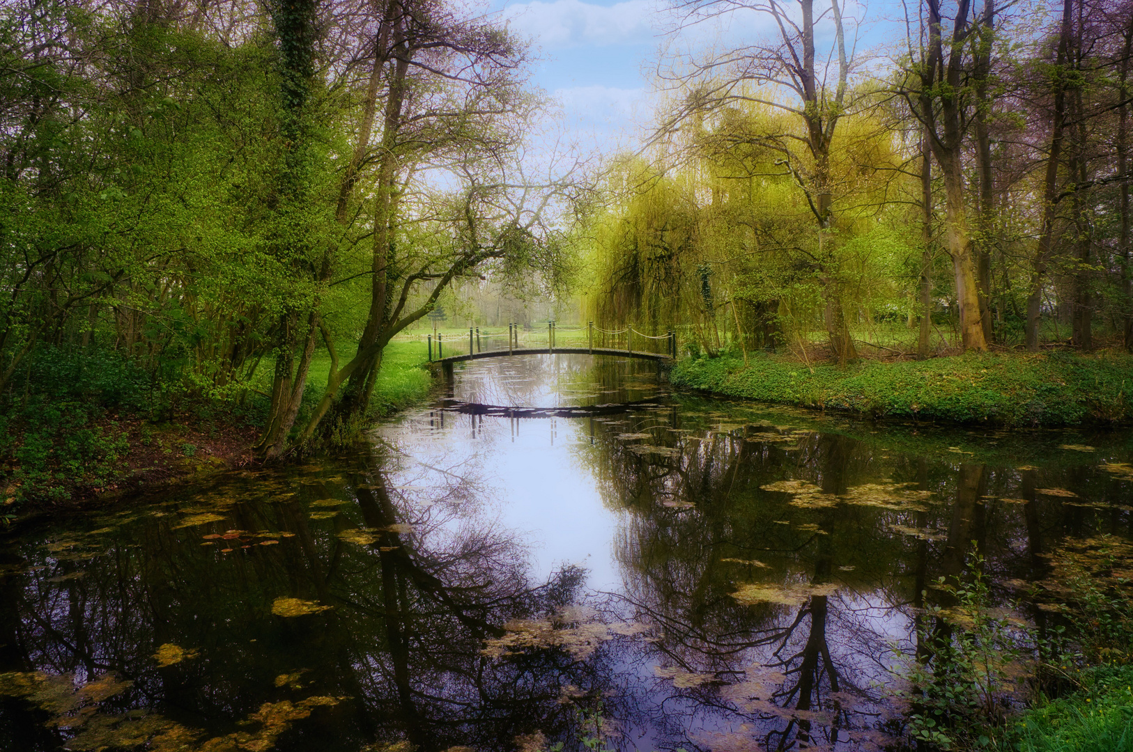 Romantische Brücke.