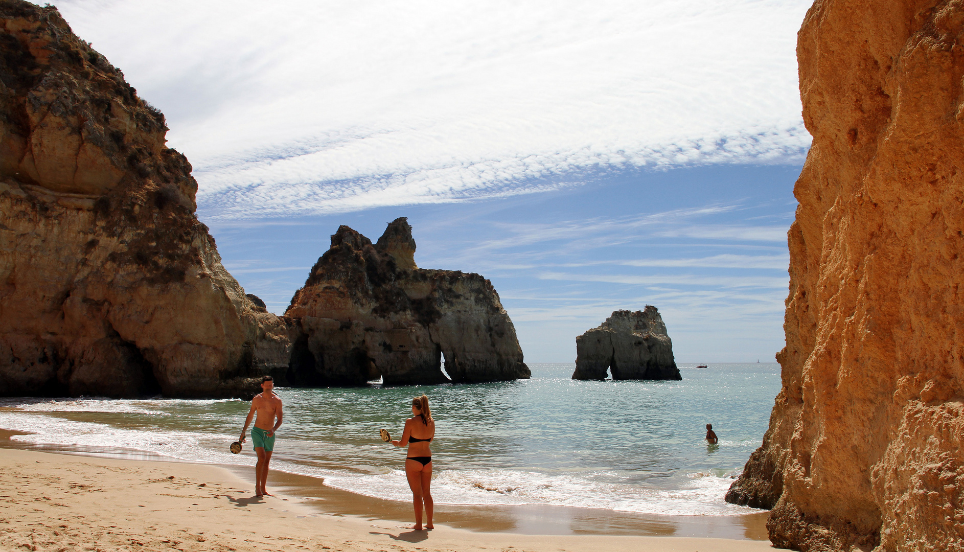 romantische Bucht von Alvor