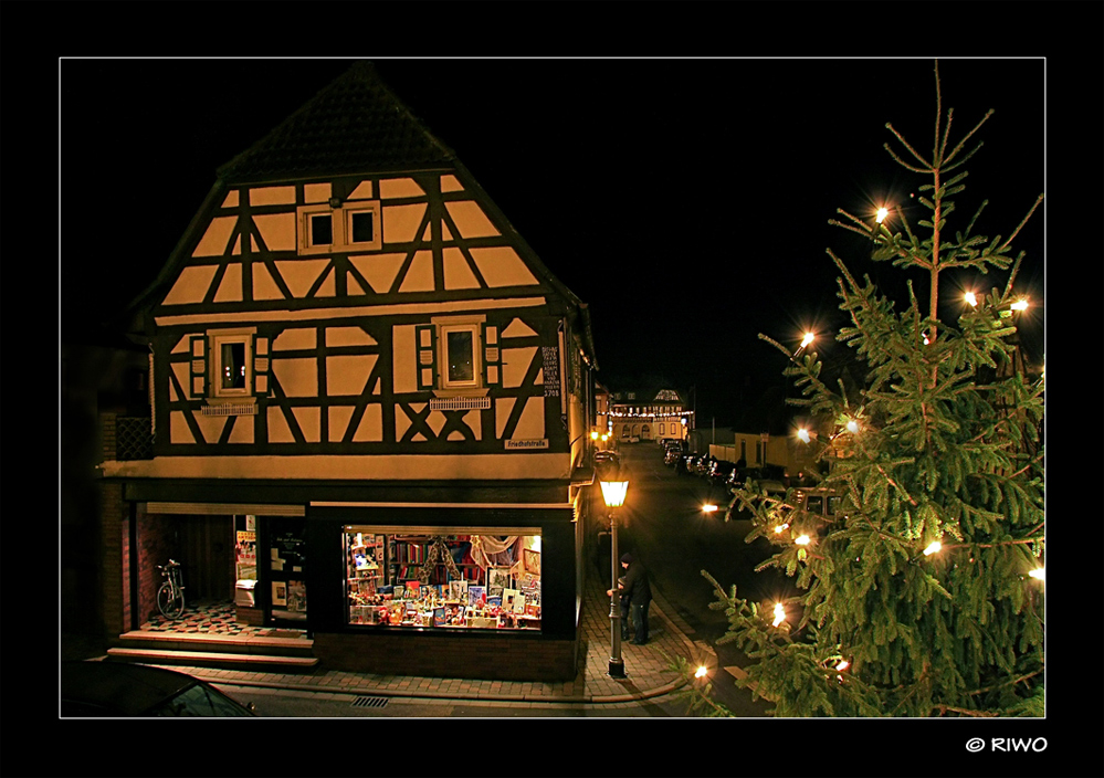 romantische Ecke in Rheinzabern in der Pfalz......