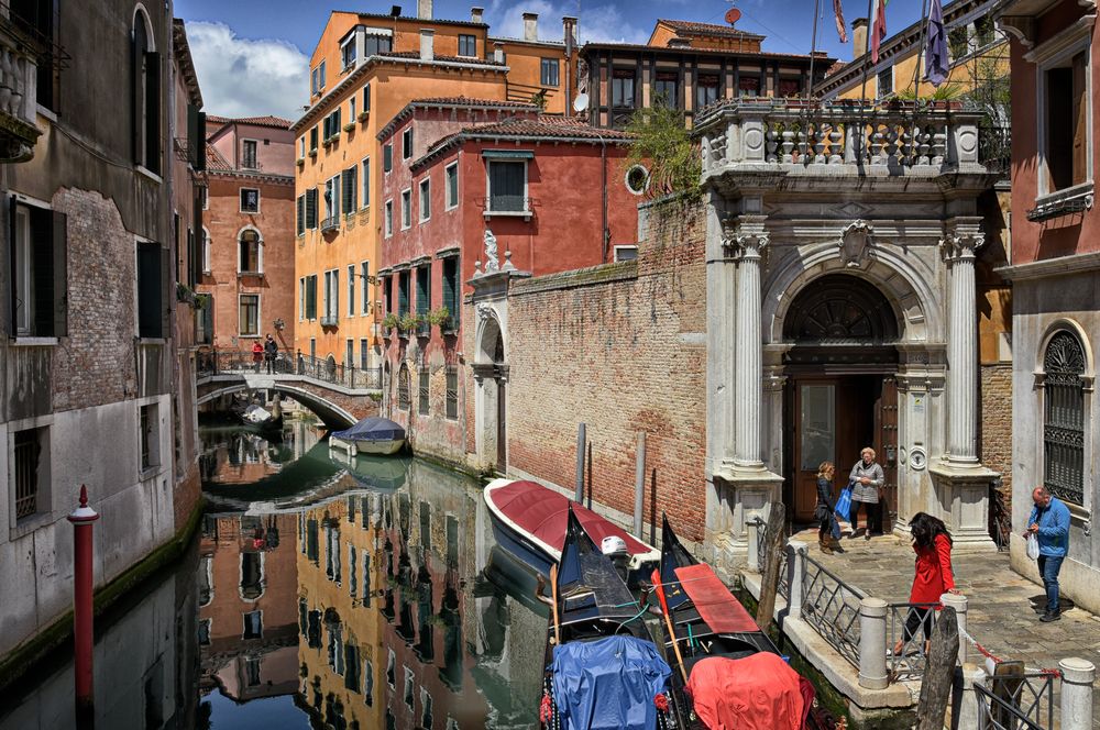 Romantische Gassen  Venedig - Windstille -