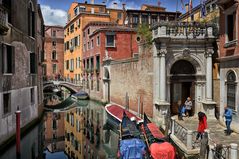 Romantische Gassen  Venedig - Windstille -