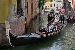 Romantische Gondelfahrt in Venedig