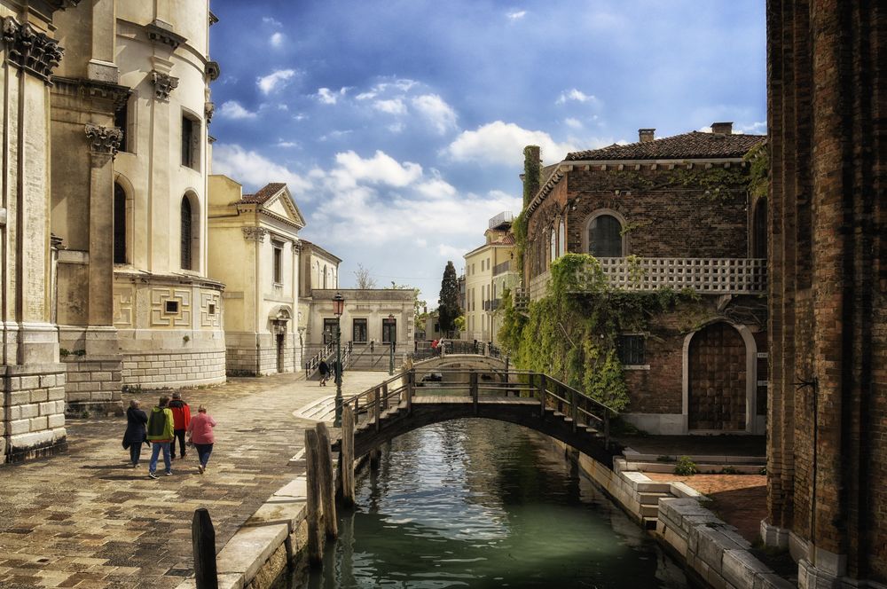 Romantische Hinterhöfe Venedig  