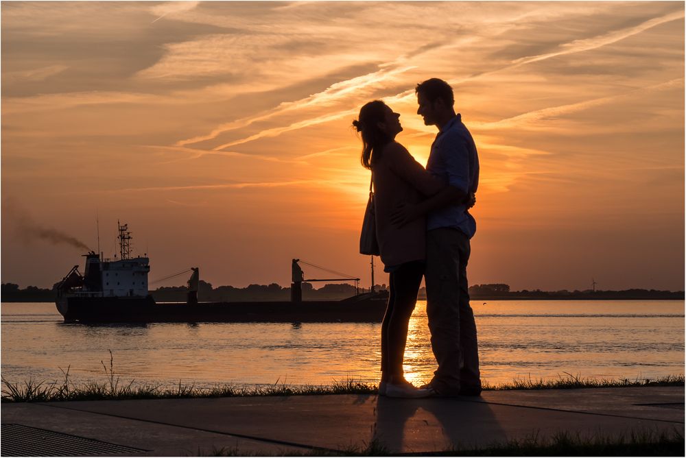 romantische Liebe in Bremerhaven...